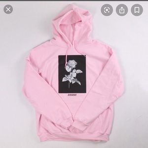 cute pink sweatshirt!